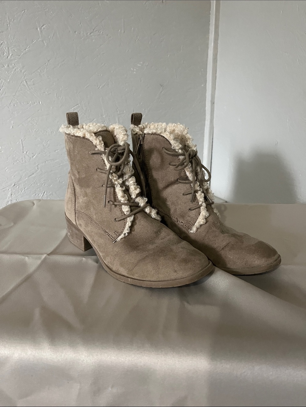 Lace-Up Ankle Boots